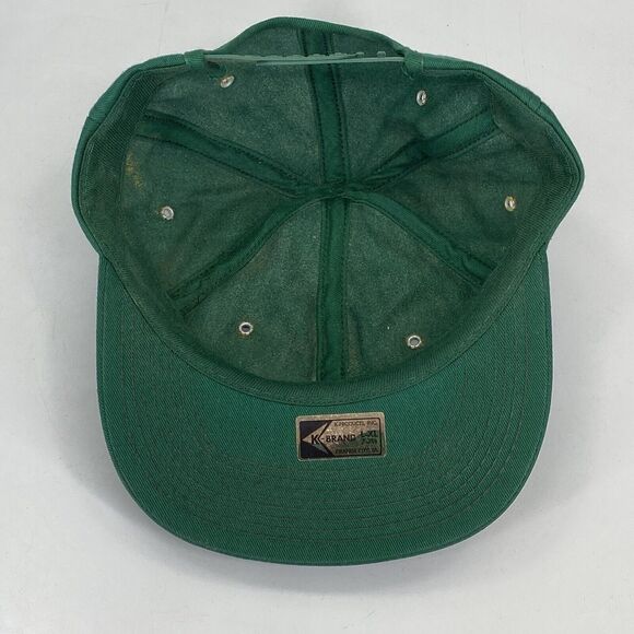 Vintage PAG Seeds Snapback Trucker Hat Patch Green K-Brand USA Size L-XL (H2) - Picture 7 of 11